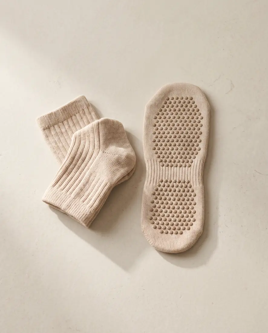 A pair of grip socks